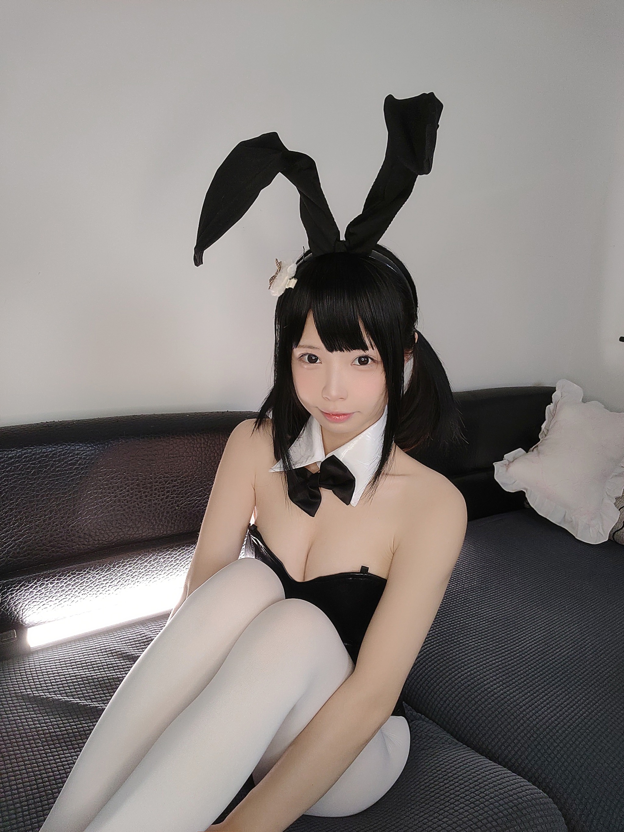 图片[1]-十万珍吱伏特 – NO.012 （香川澪）- 白丝兔女郎[60P]-XikXak